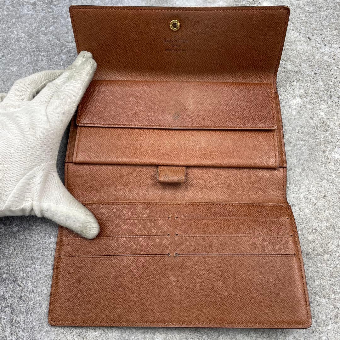 【極美品】LOUIS VUITTON ルイヴィトン　モノグラム　長財布　レザー