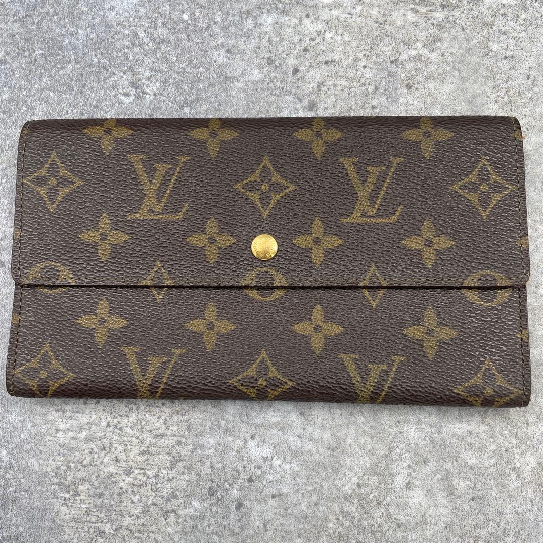 【極美品】LOUIS VUITTON ルイヴィトン　モノグラム　長財布　レザー
