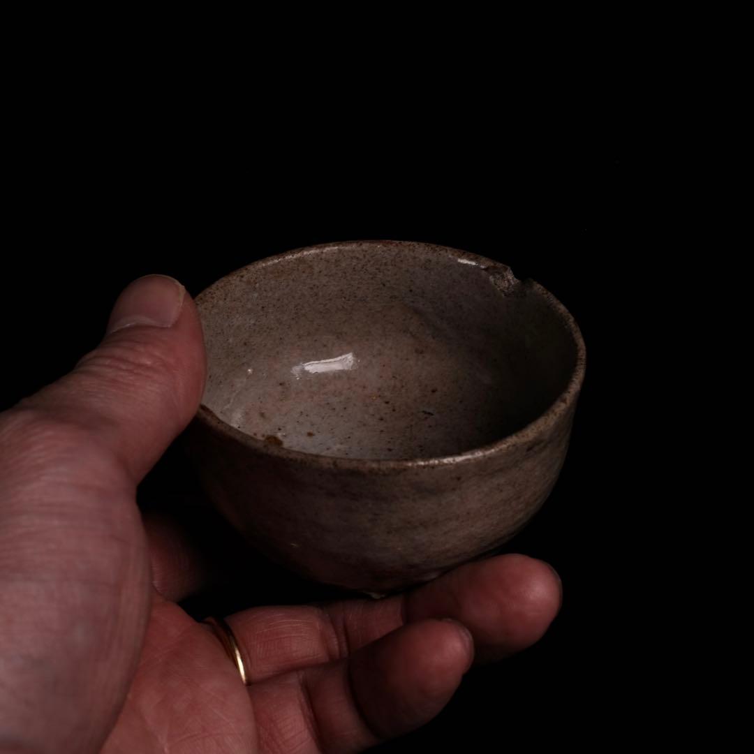 李朝後期　ぐい呑み　お猪口　古美術品　骨董品