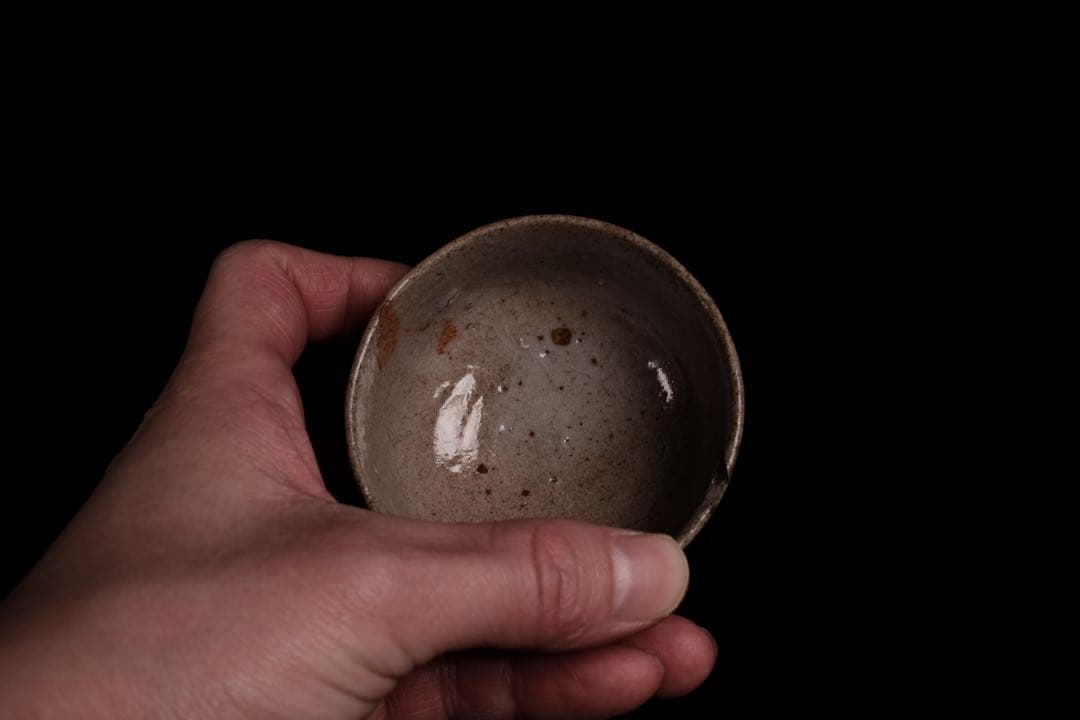 李朝後期　ぐい呑み　お猪口　古美術品　骨董品