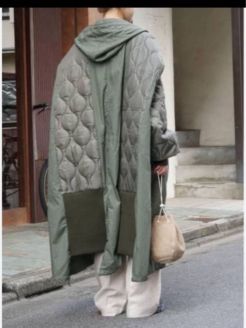 77circa キルティング リメイク中綿モッズコート 美品 希少