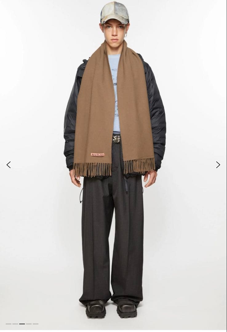 Acne Studios ブラウン マフラー