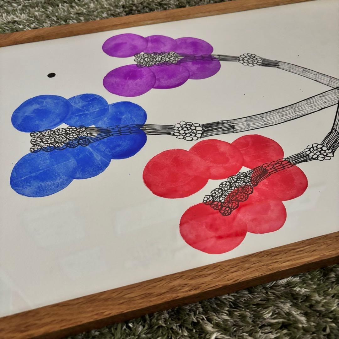 山口一郎　原画　寒色系　2025年　hanataba