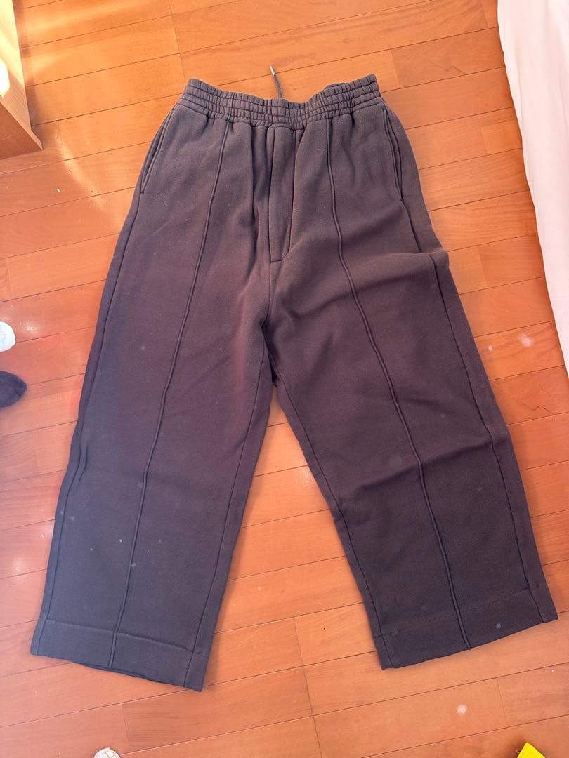 yoke/ヨーク/WIDE LEG LOUNGE PANTS GRAY
