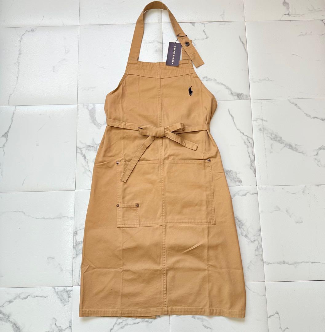 未使用 RALPH LAUREN  ラルフローレン エプロン ベージュ
