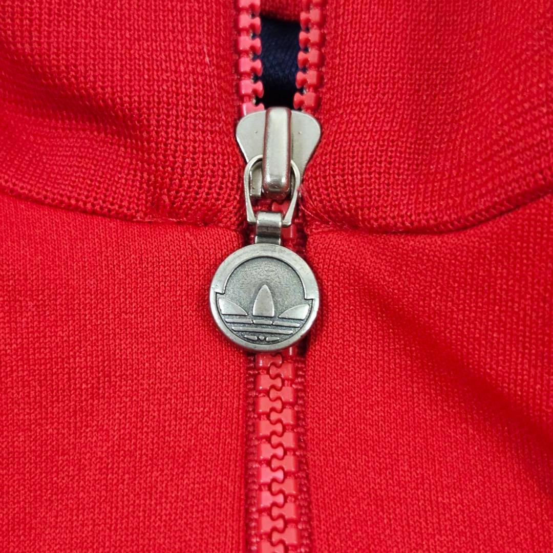 adidas デサント 西ドイツ 赤 トラックジャケット ATS72 K0005