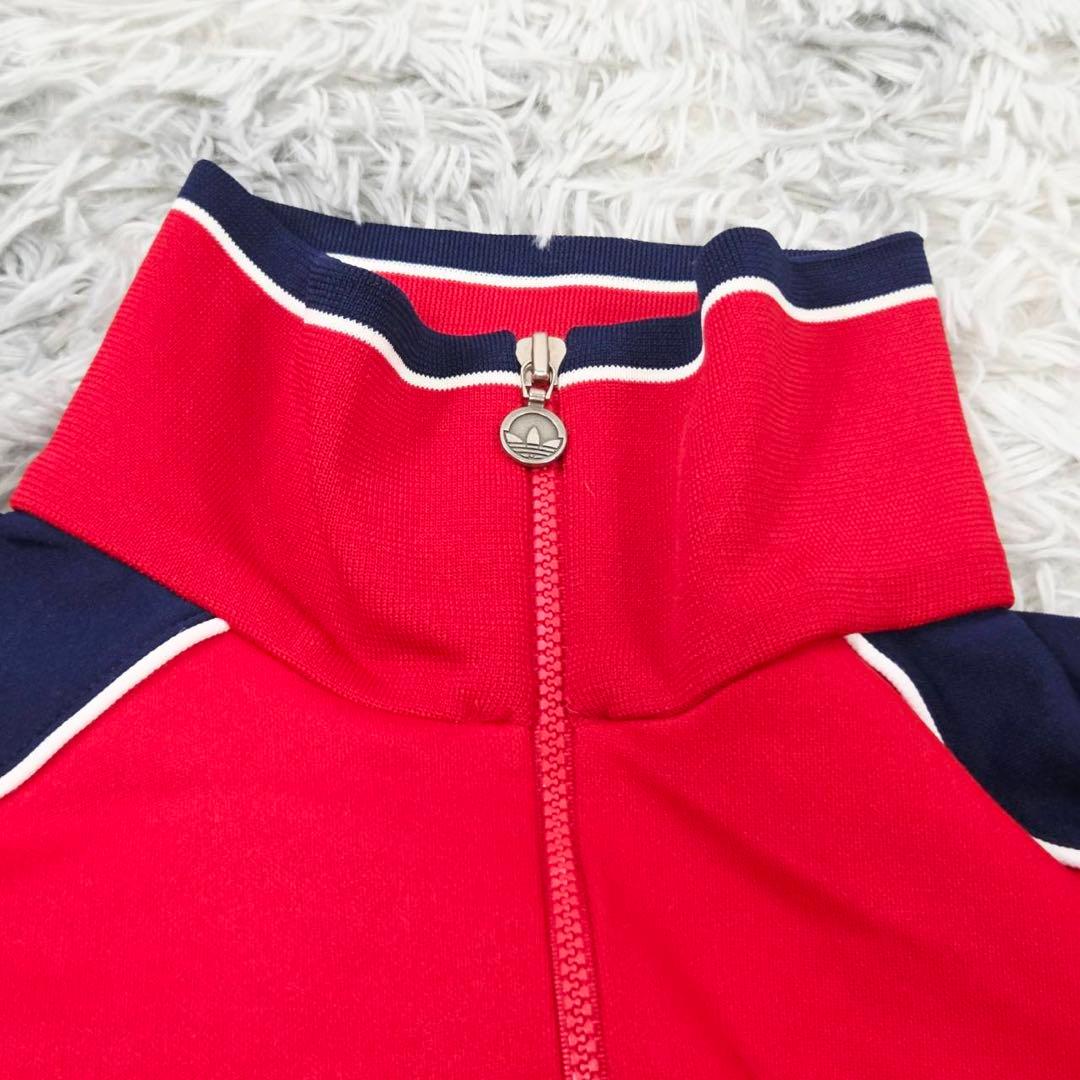 adidas デサント 西ドイツ 赤 トラックジャケット ATS72 K0005