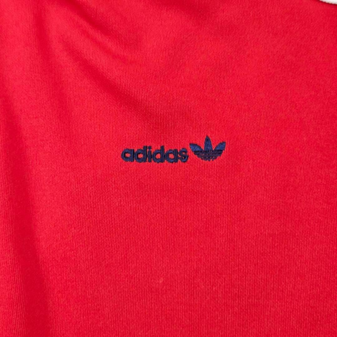 adidas デサント 西ドイツ 赤 トラックジャケット ATS72 K0005