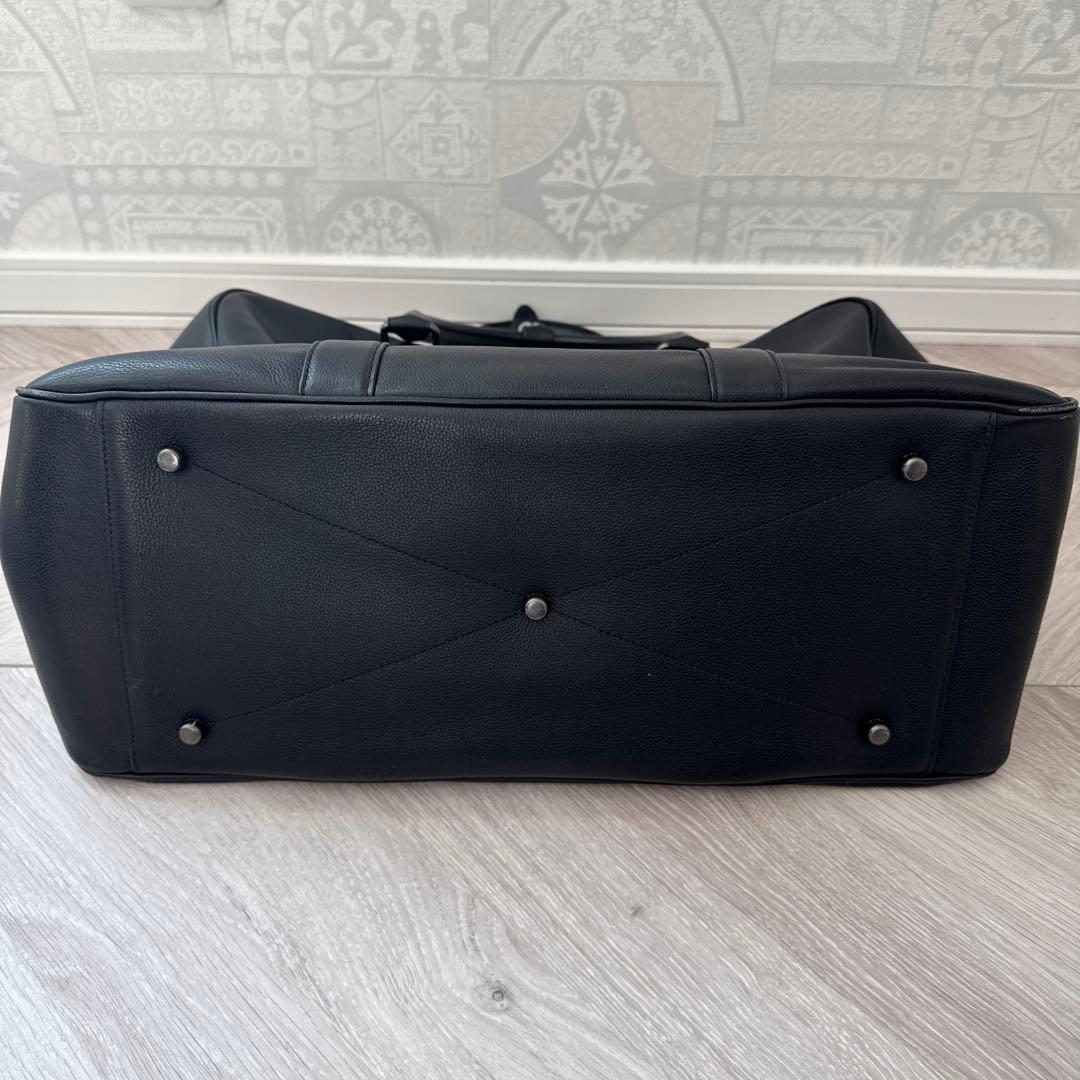 COACH ボストンバッグ ブラック レザー