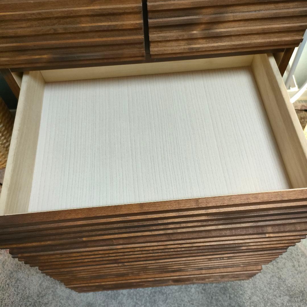 【かっちゃん】スリットデザイン チェスト5段 6杯