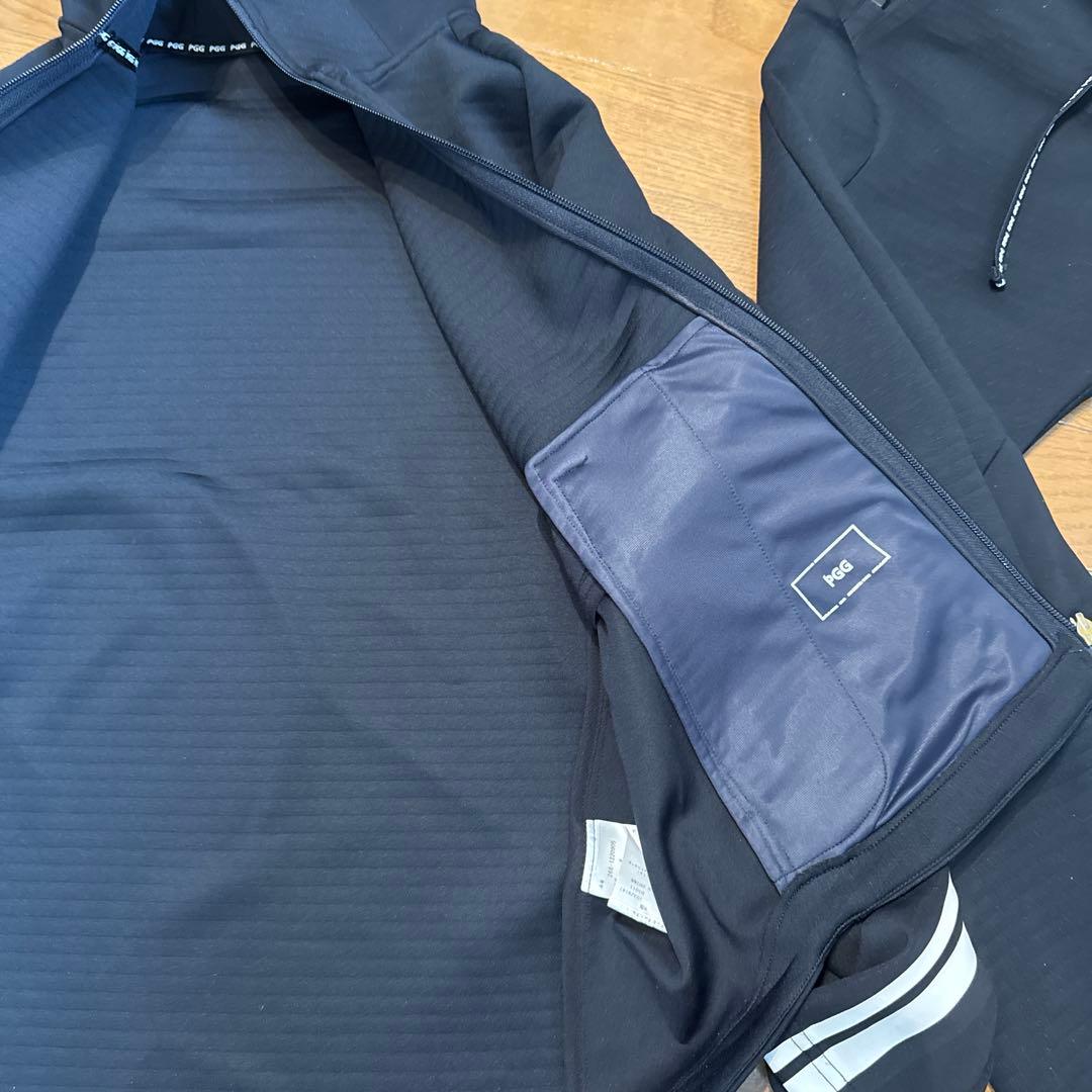 パーリーゲイツ PGG pearly gates 冬用厚手 ジャージセットアップ