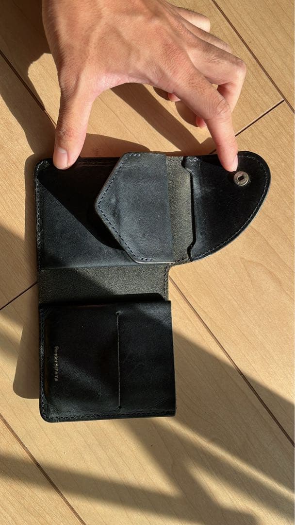 Hender Scheme ネイビー　二つ折り財布
