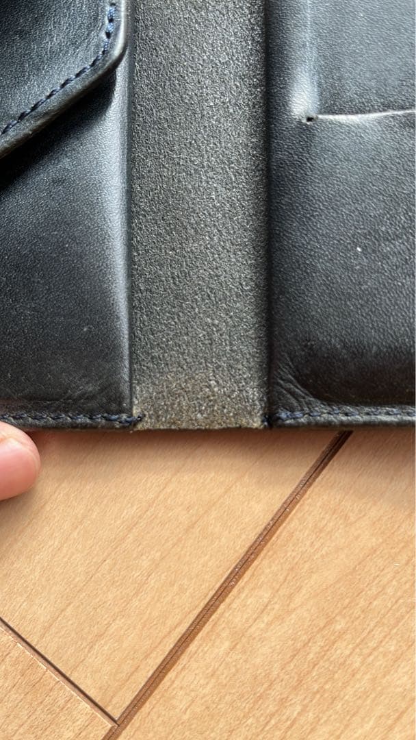 Hender Scheme ネイビー　二つ折り財布