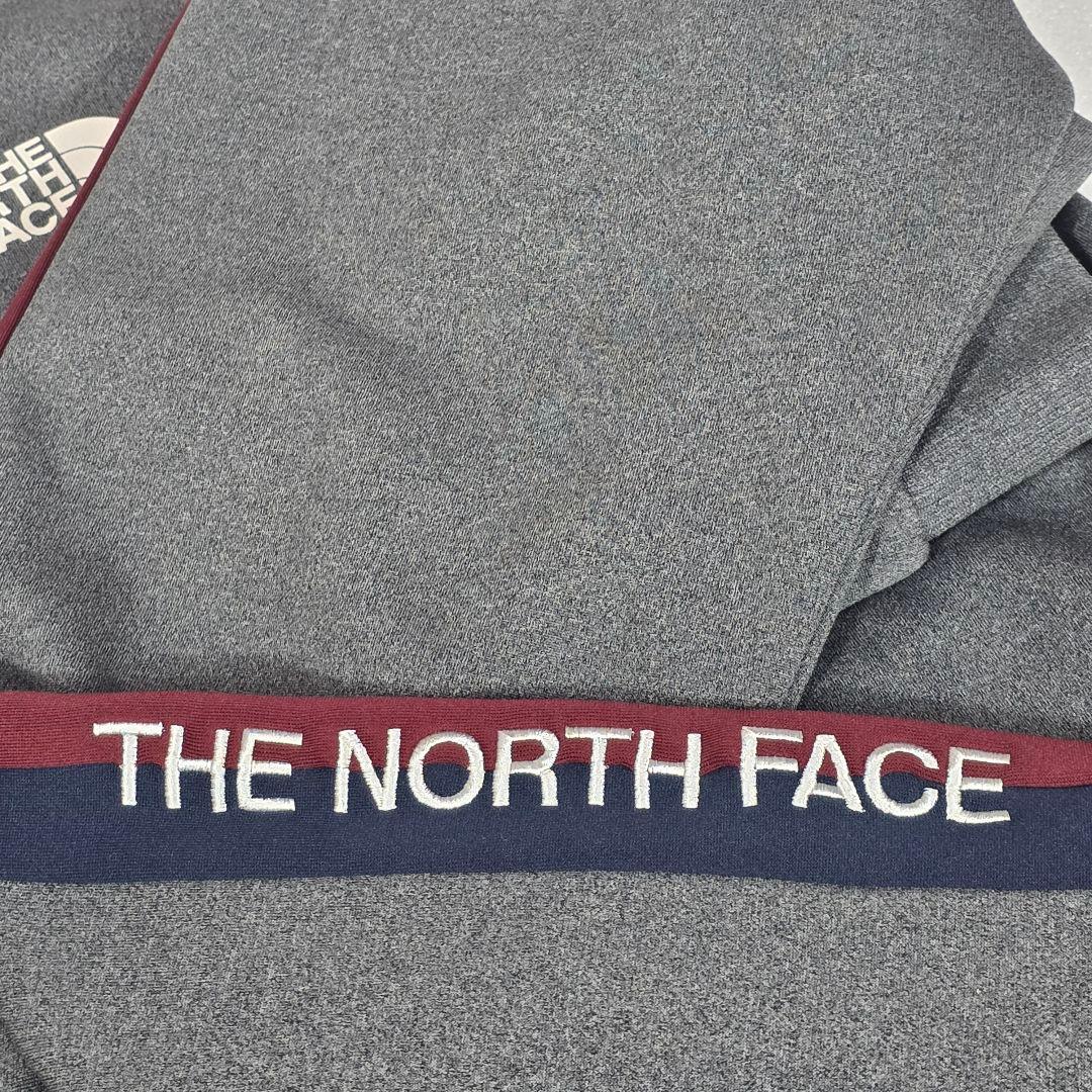 希少XL✨️ノースフェイス トラックジャケット 袖ロゴ 韓国限定 グレー