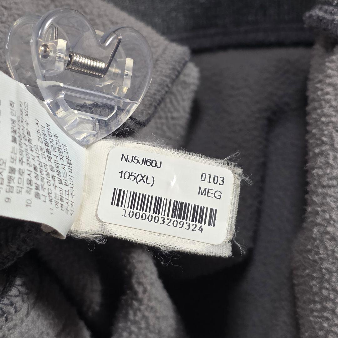 希少XL✨️ノースフェイス トラックジャケット 袖ロゴ 韓国限定 グレー