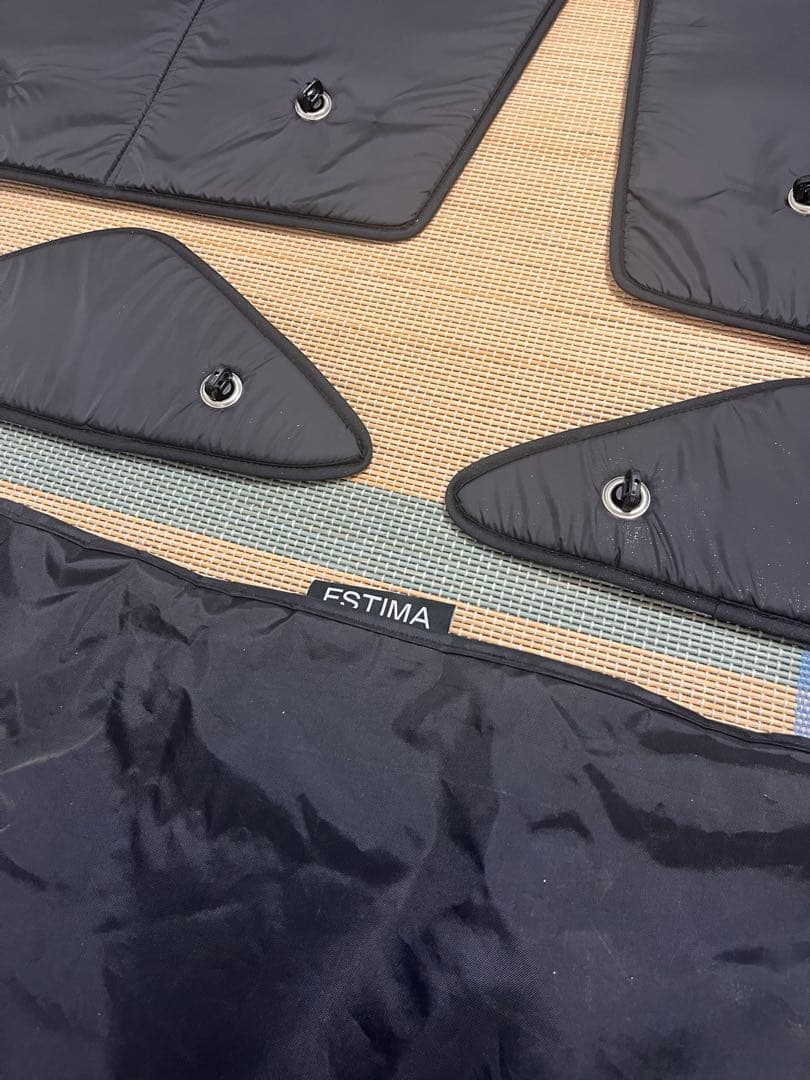 価格相談可　車中泊・段差解消マット４枚　シェードフルセット　エスティマ50系