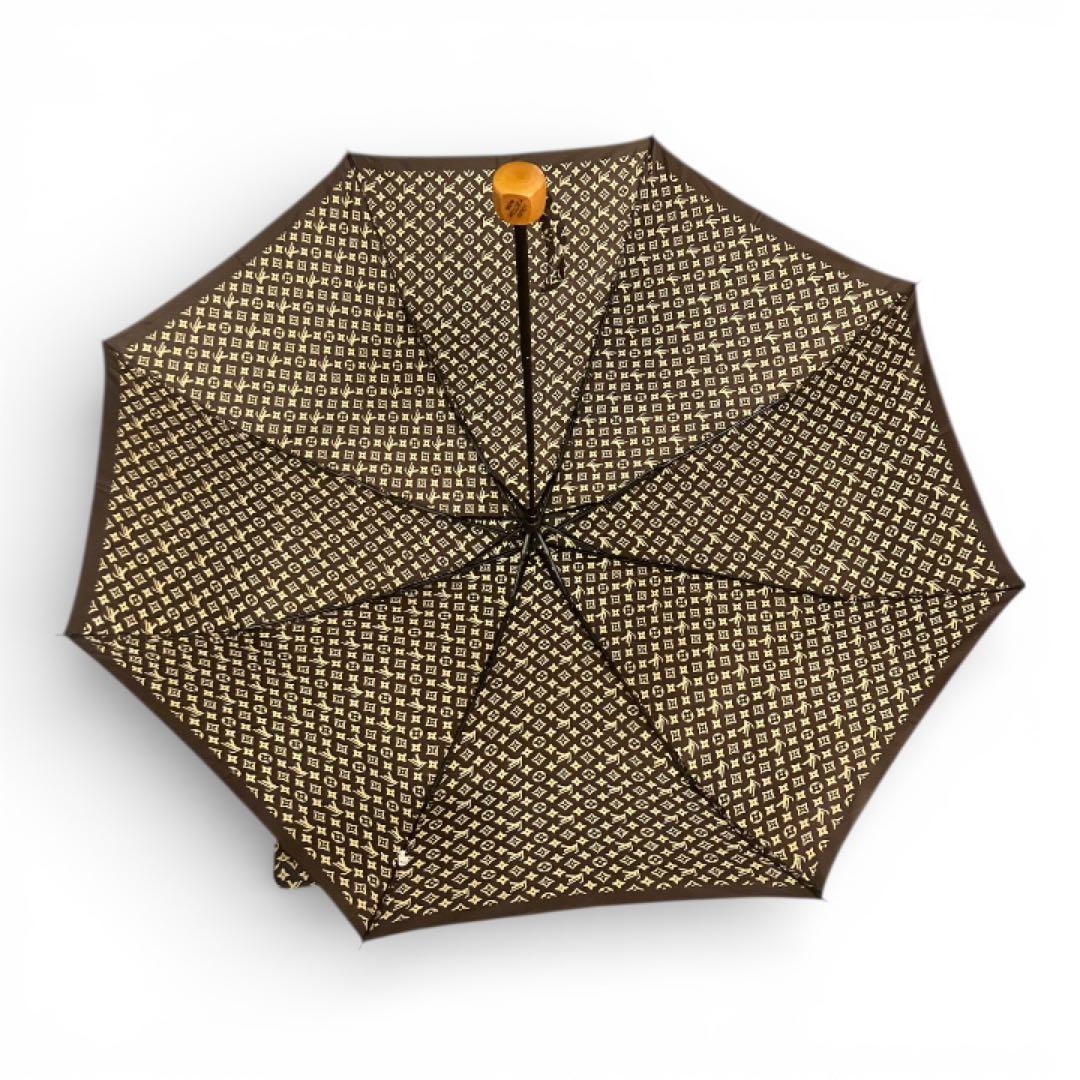 【Louis Vuitton】 【美品 希少品】折りたたみ傘 モノグラム 鑑定済