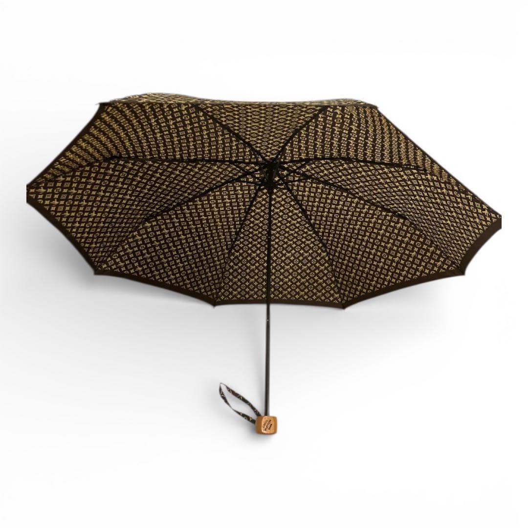 【Louis Vuitton】 【美品 希少品】折りたたみ傘 モノグラム 鑑定済
