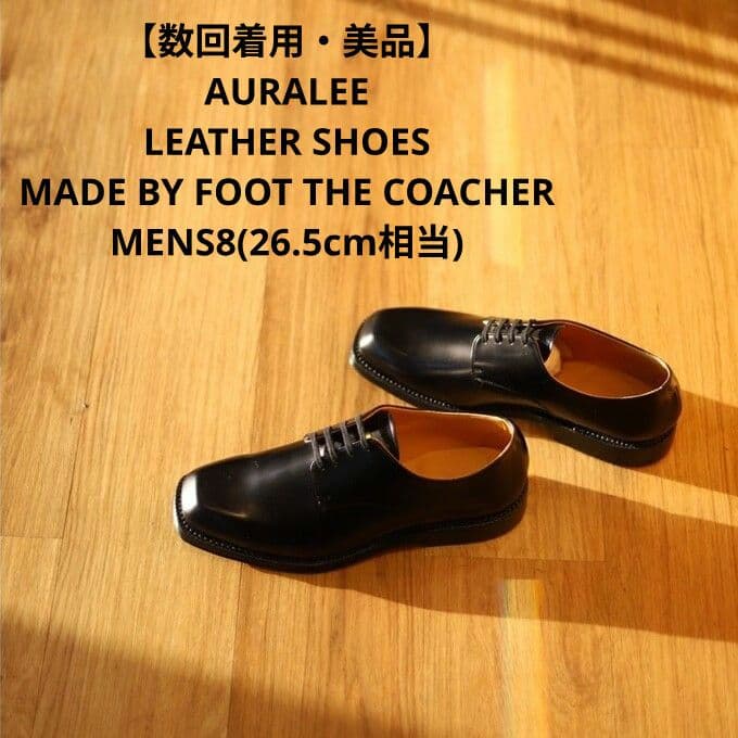 靴 LEATHER SHOES MADE BY FOOT THE COACHER