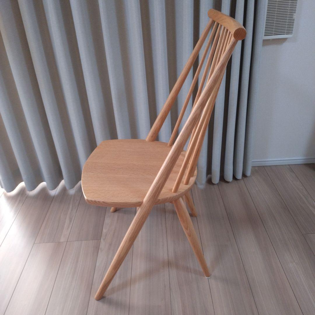 柏木工　KASHIWA ダイニングチェア②　オーク　無垢　飛騨家具　シビルチェア