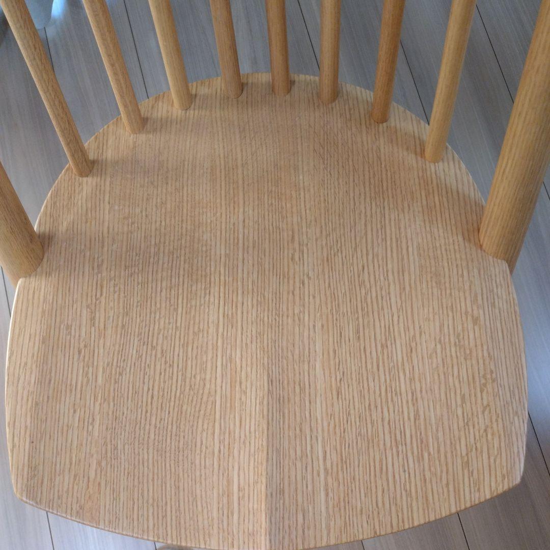 柏木工　KASHIWA ダイニングチェア②　オーク　無垢　飛騨家具　シビルチェア