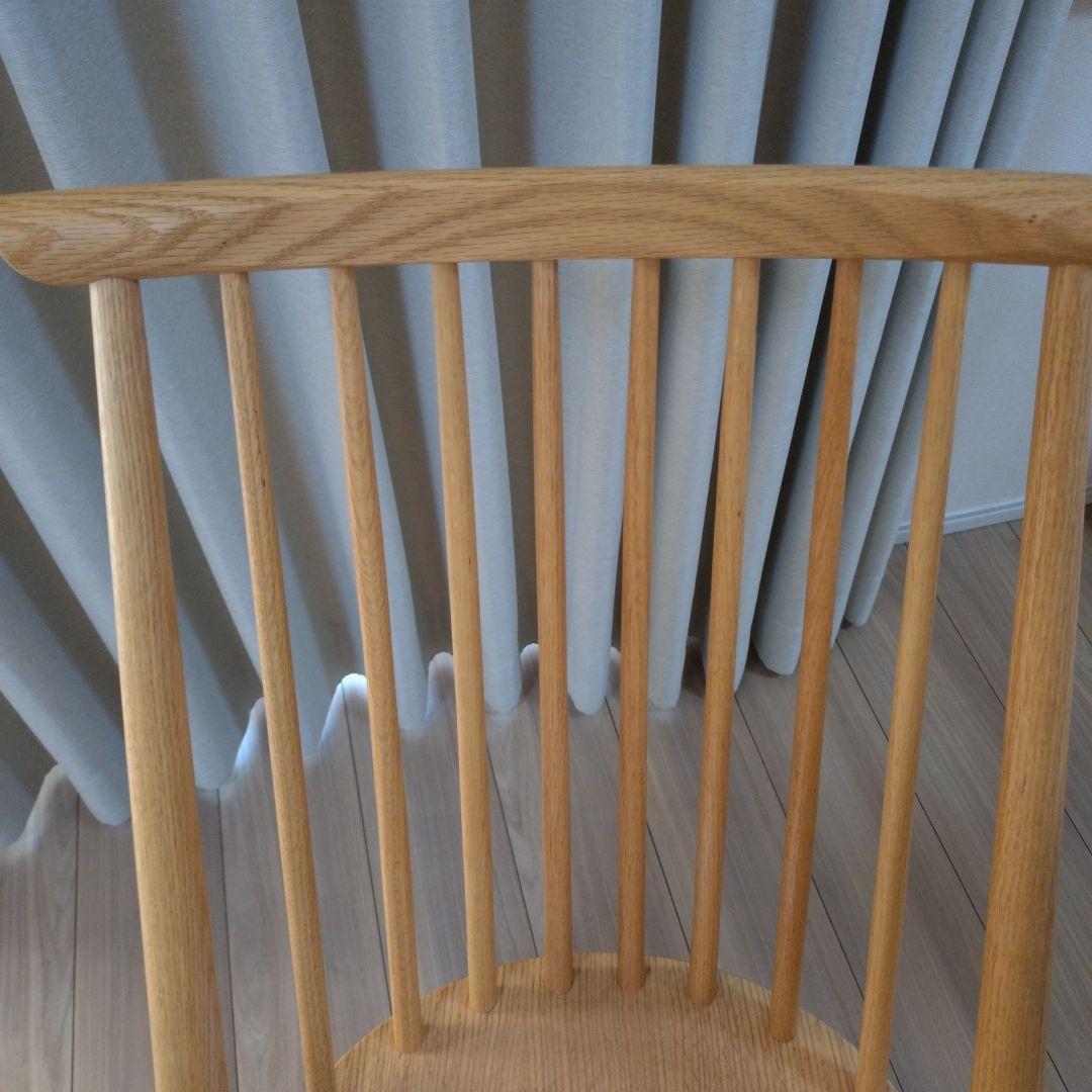 柏木工　KASHIWA ダイニングチェア②　オーク　無垢　飛騨家具　シビルチェア