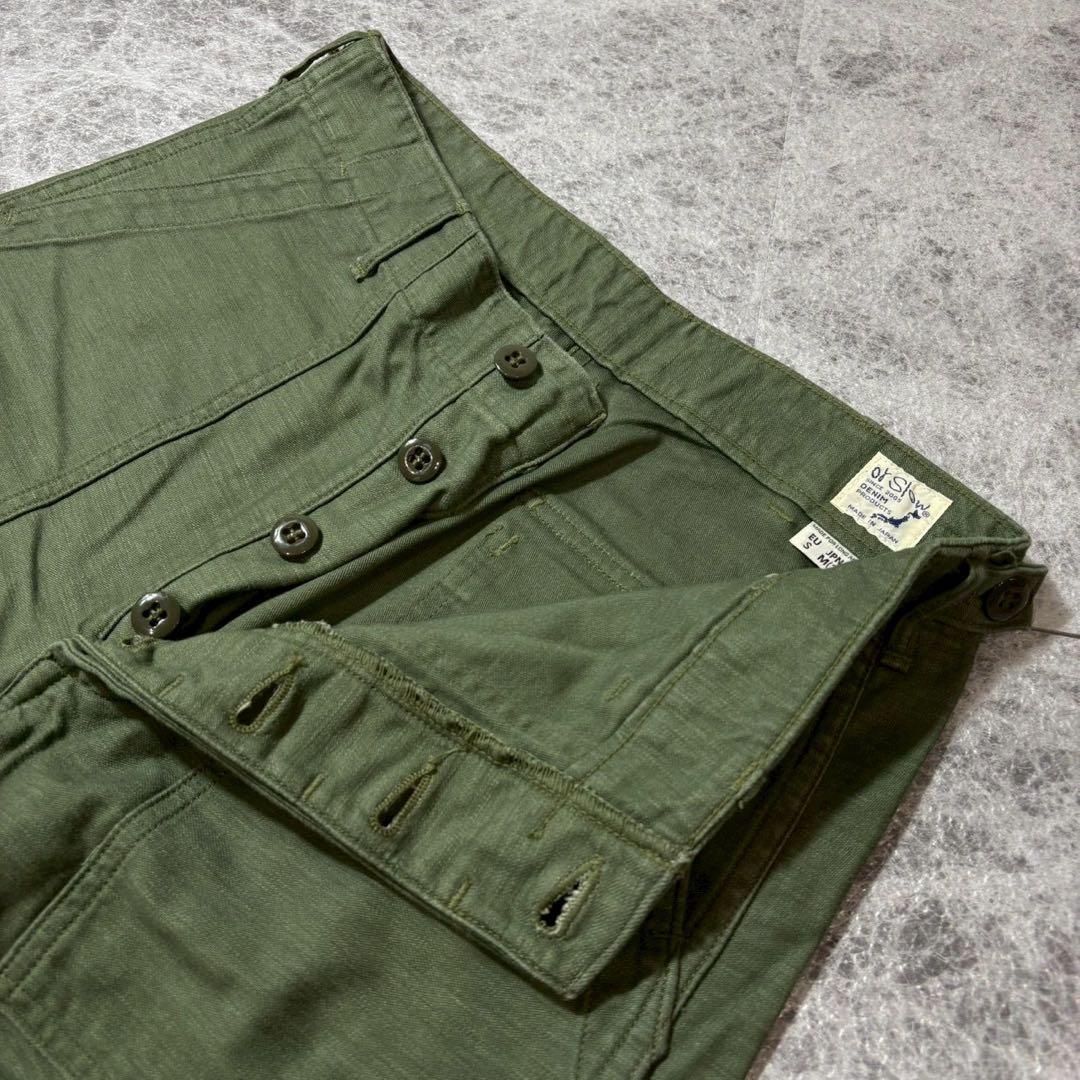 美品 オアスロウ US ARMY ファティーグパンツ ベイカーパンツ M