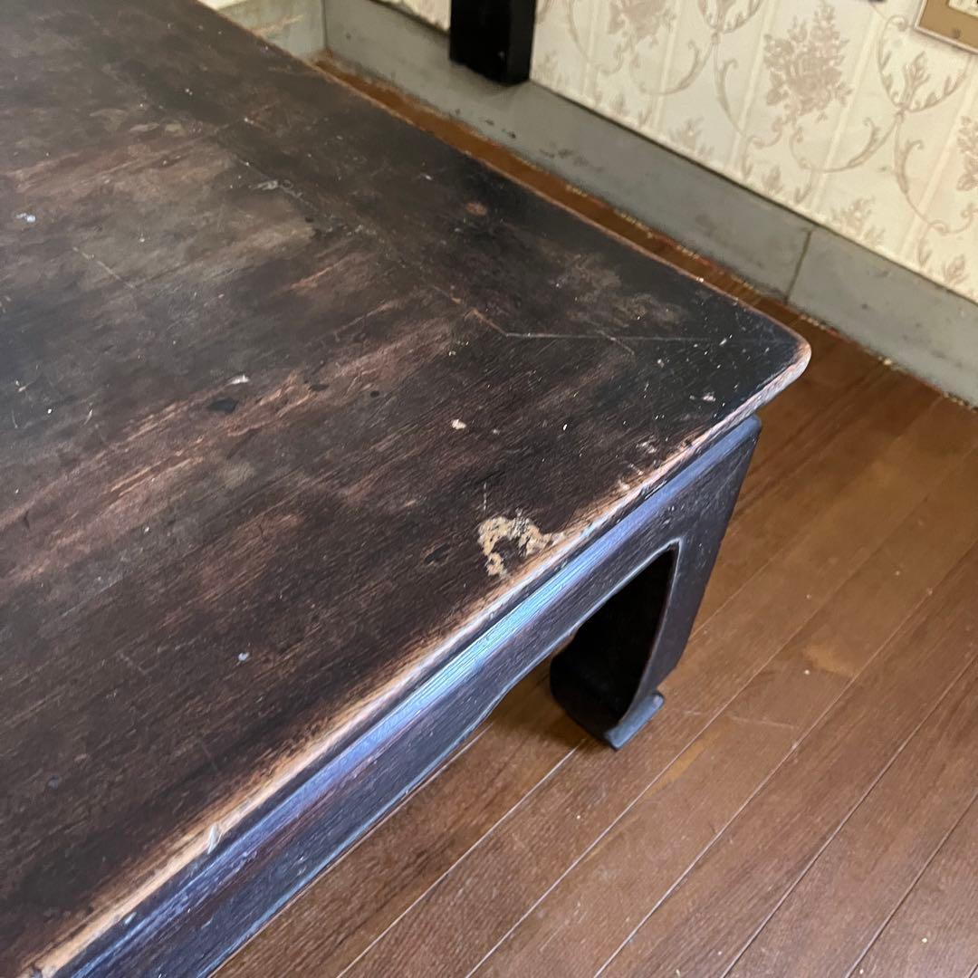 【アンティーク】昭和レトロ 木製 座卓 センターテーブル ローテーブル 銘木