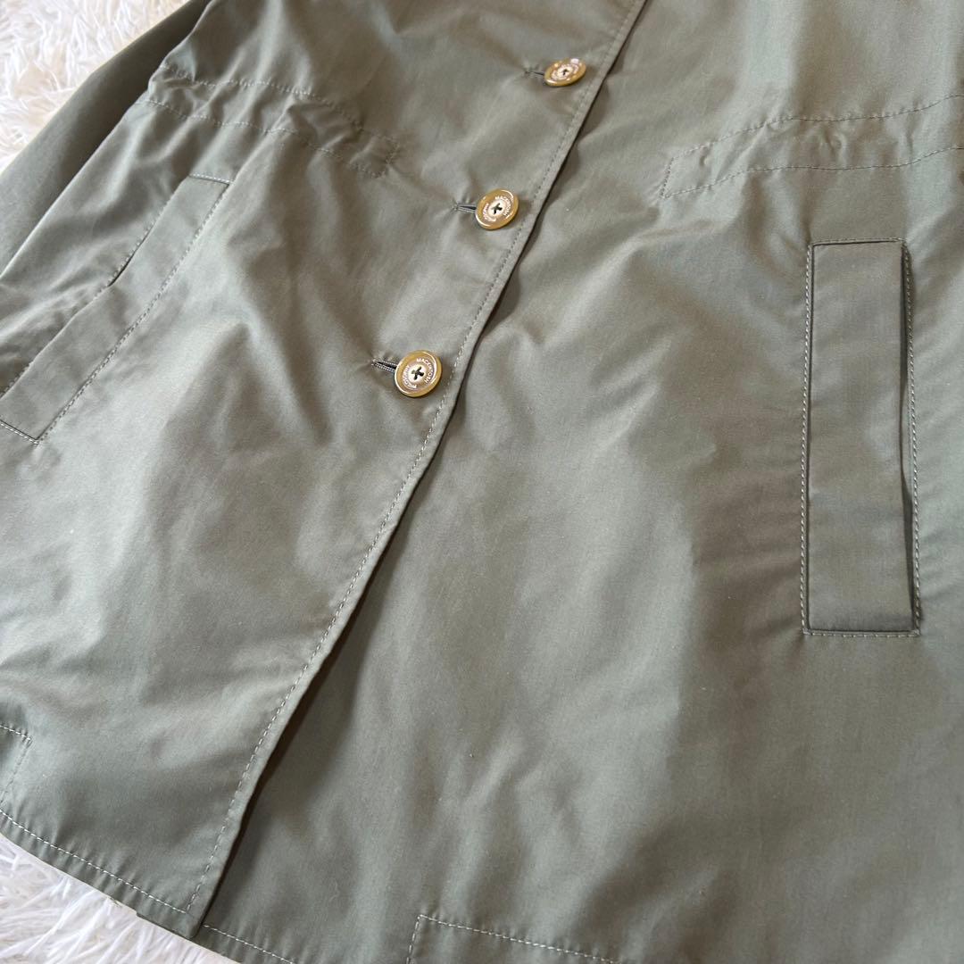 極美品　マッキントッシュフィロソフィ　ステンカラーショートスプリングコート