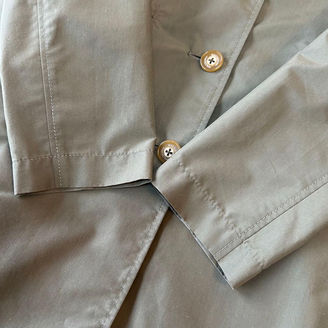 極美品　マッキントッシュフィロソフィ　ステンカラーショートスプリングコート