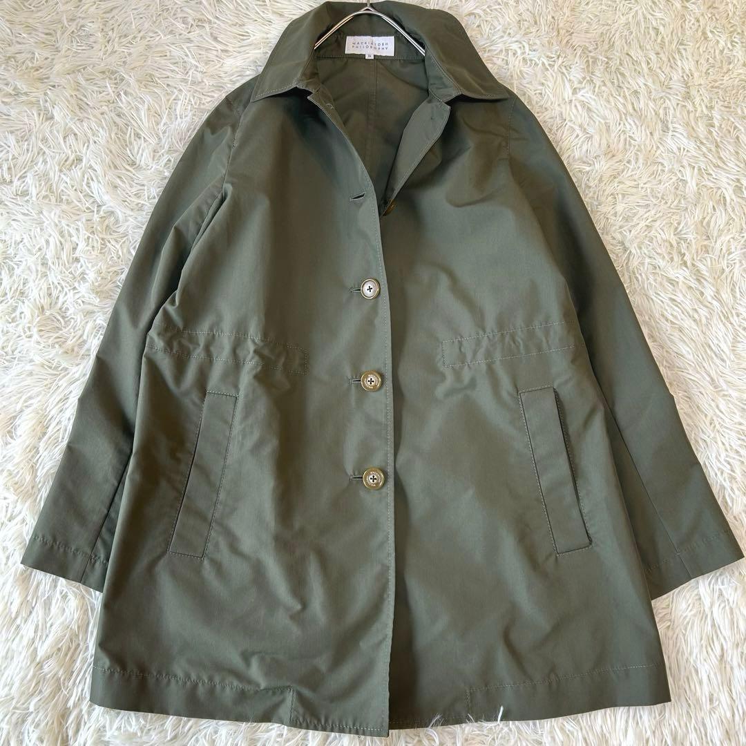 極美品　マッキントッシュフィロソフィ　ステンカラーショートスプリングコート