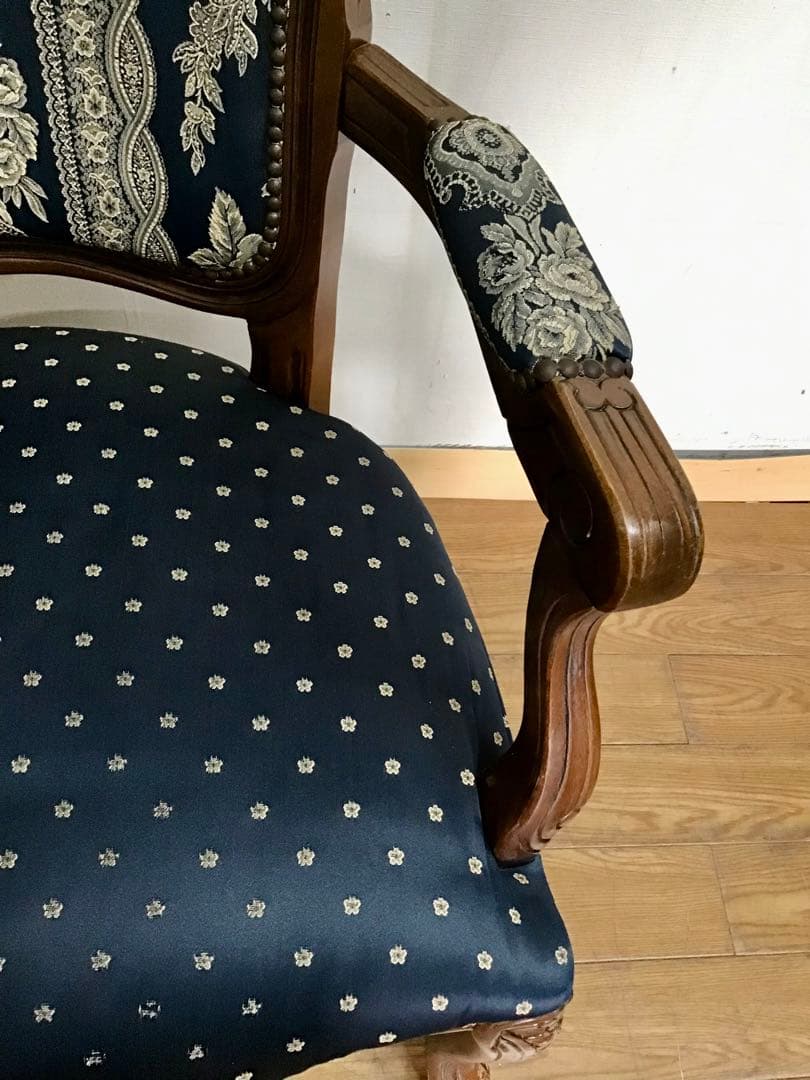 aya3953☆管217☆イタリア製☆アンティーク☆アームチェアー