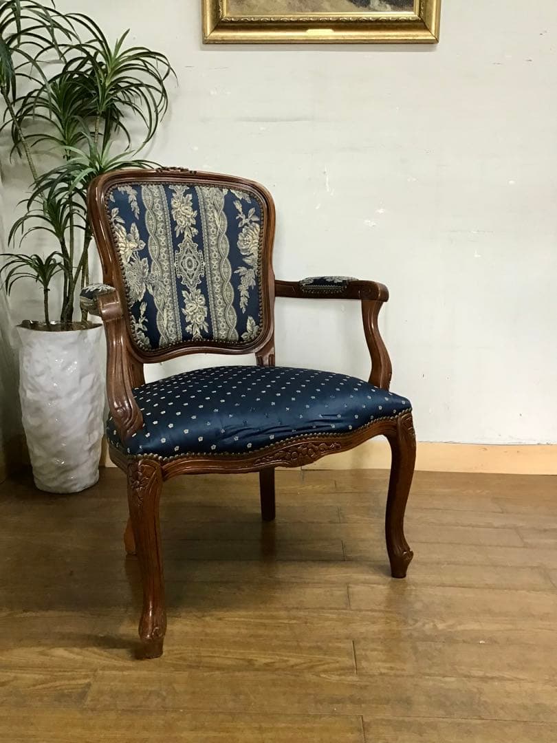 aya3953☆管217☆イタリア製☆アンティーク☆アームチェアー
