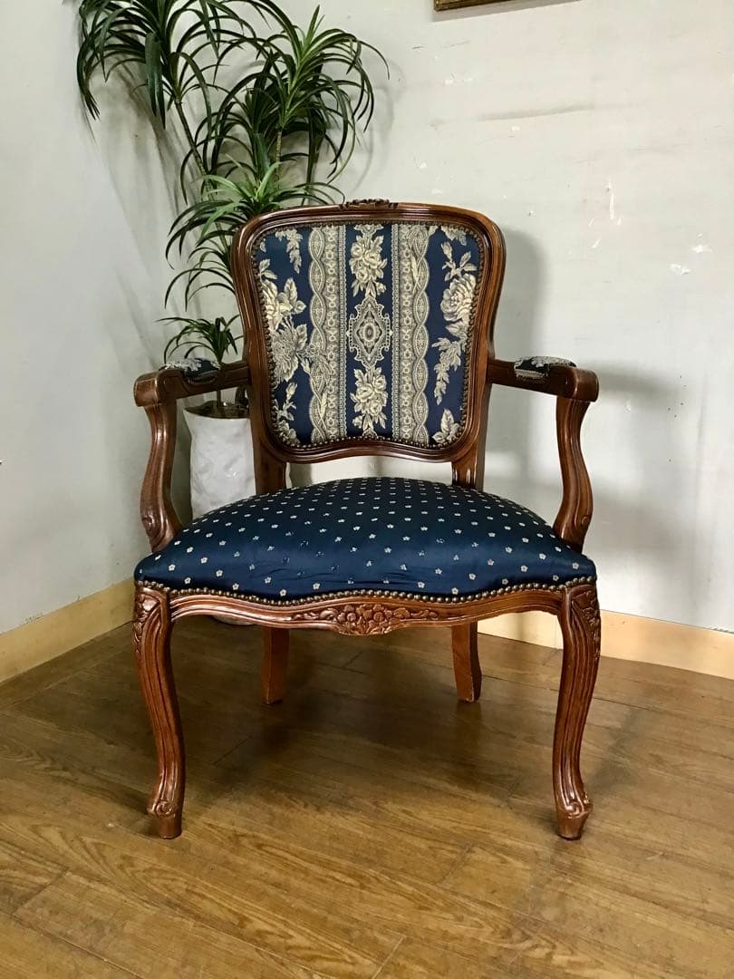 aya3953☆管217☆イタリア製☆アンティーク☆アームチェアー