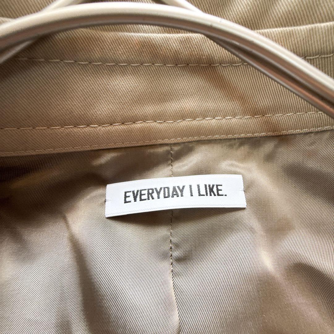 美品　EVERYDAY I LIKE. トレンチコート ベルト ベージュ ダブル
