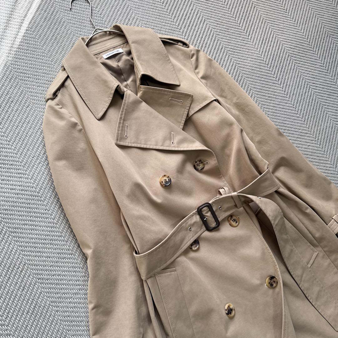 美品　EVERYDAY I LIKE. トレンチコート ベルト ベージュ ダブル