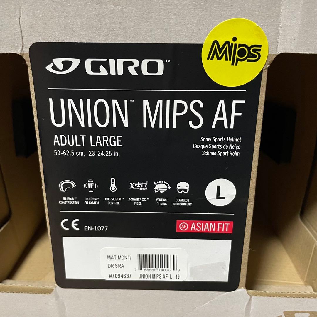 GIRO ユニオン ミップス アジアンフィット（Ｌサイズ）