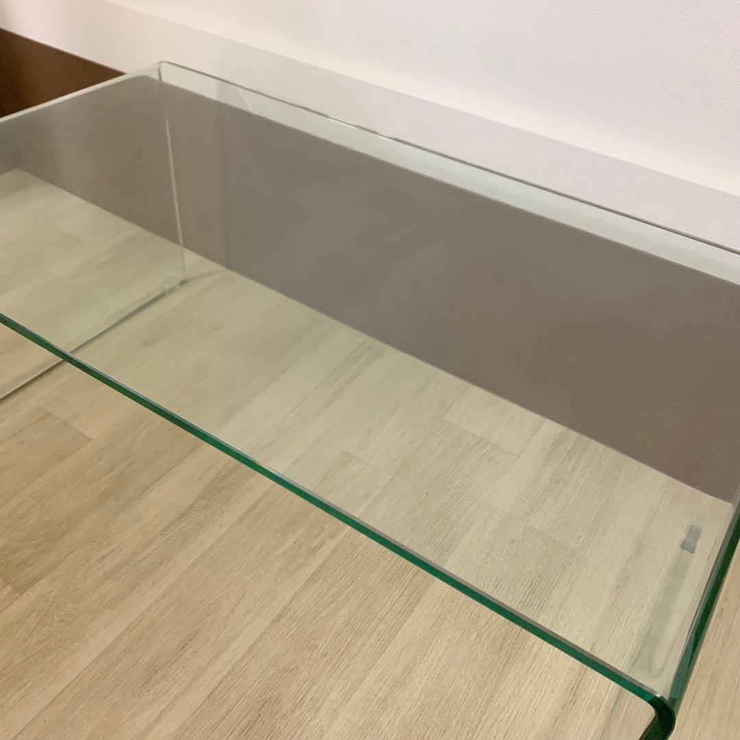 セ*フ様 【美品】IDC大塚家具 リビングテーブル ガラス コンチネンタルファニ