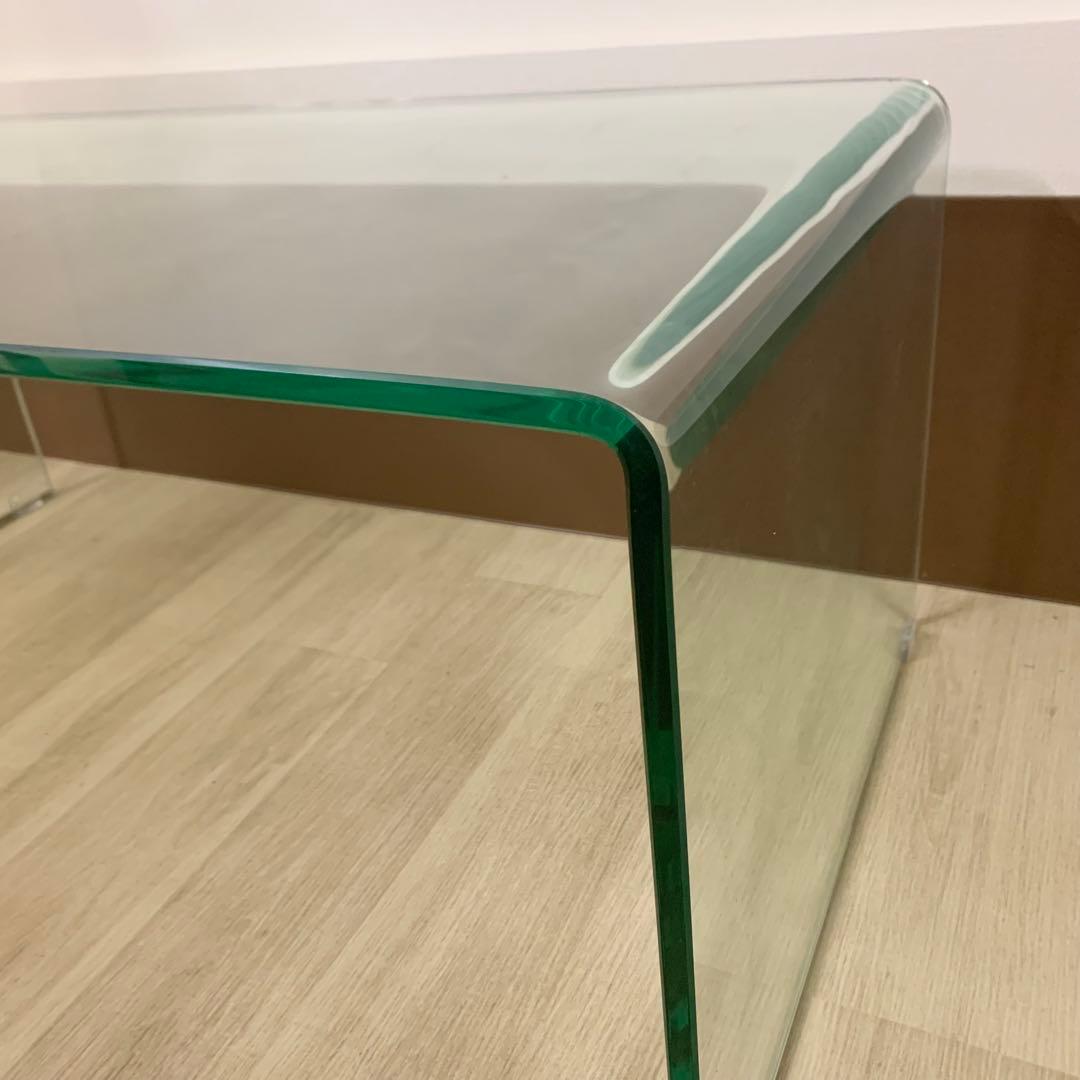 セ*フ様 【美品】IDC大塚家具 リビングテーブル ガラス コンチネンタルファニ