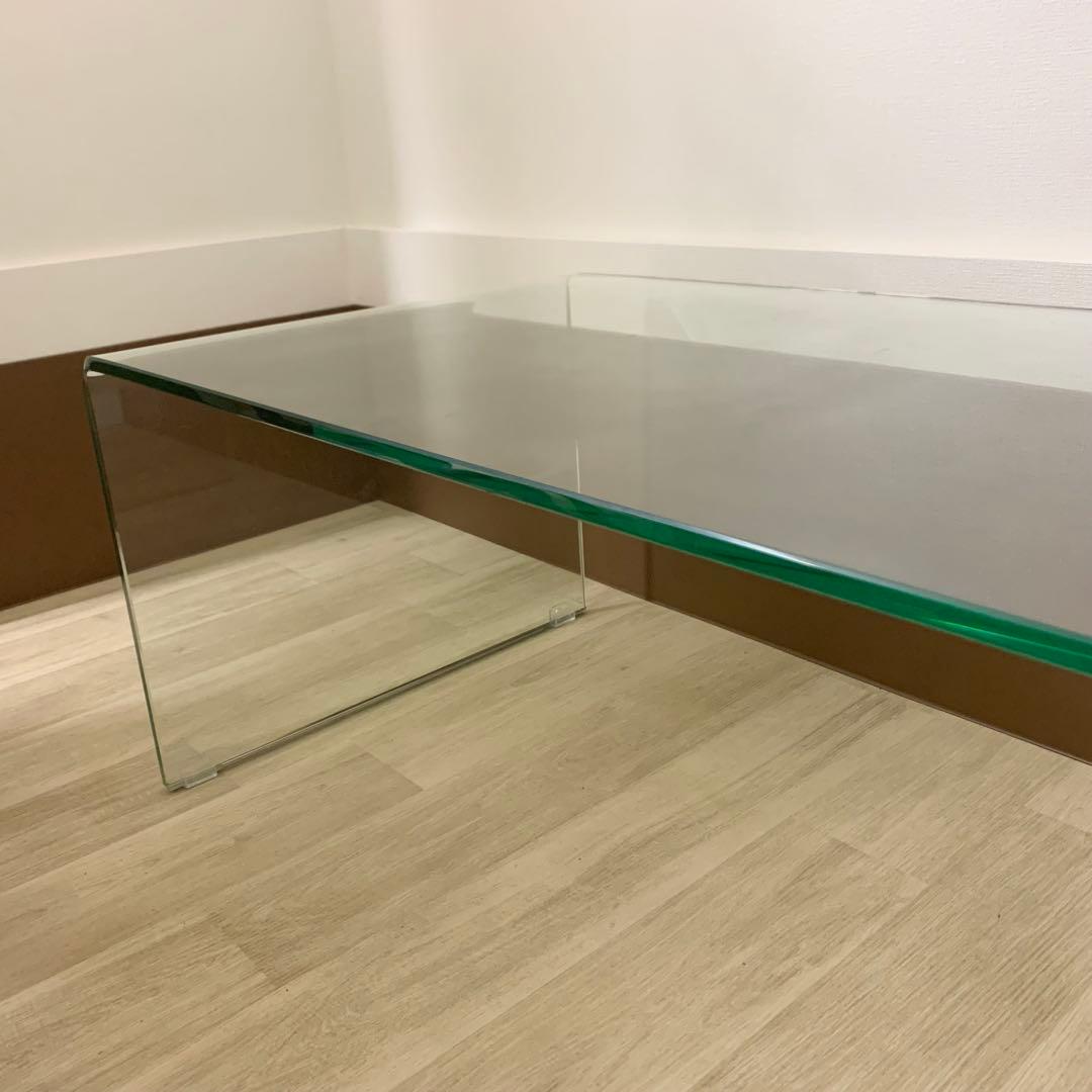 セ*フ様 【美品】IDC大塚家具 リビングテーブル ガラス コンチネンタルファニ