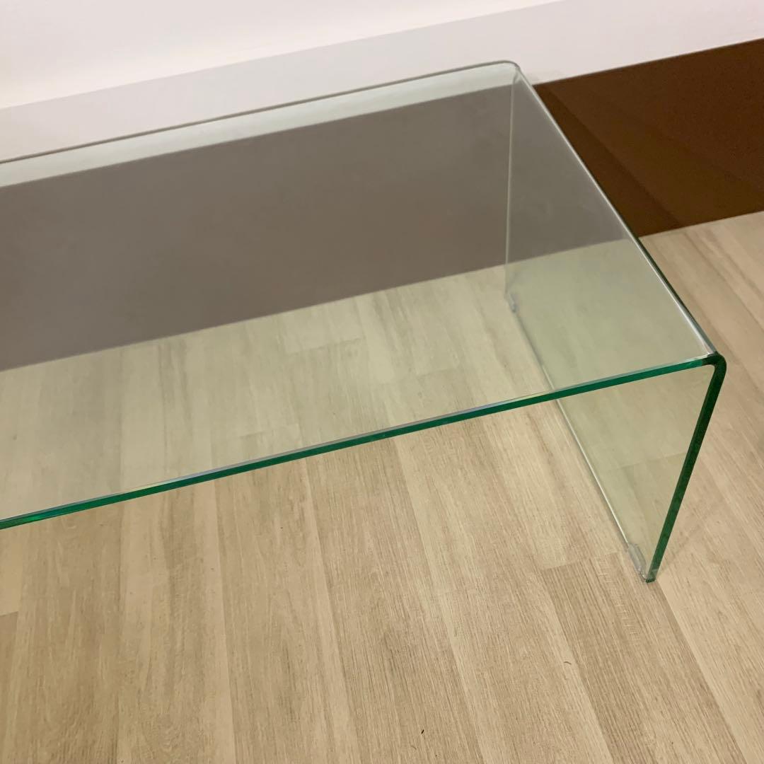 セ*フ様 【美品】IDC大塚家具 リビングテーブル ガラス コンチネンタルファニ