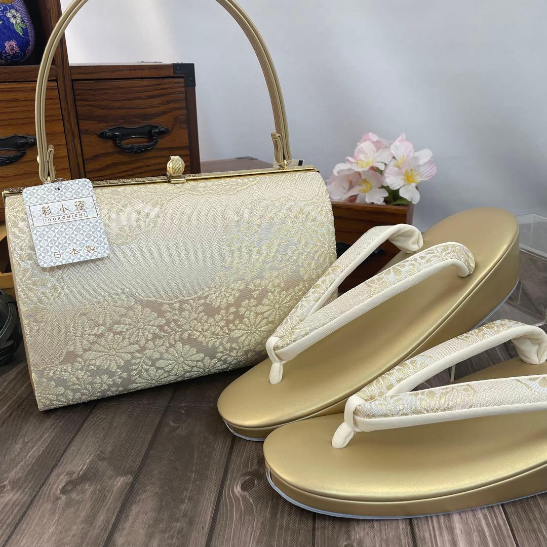 yun 様☆2008✨振袖や訪問着に✨ 有名ブランド 『彩小径』草履バッグ新品