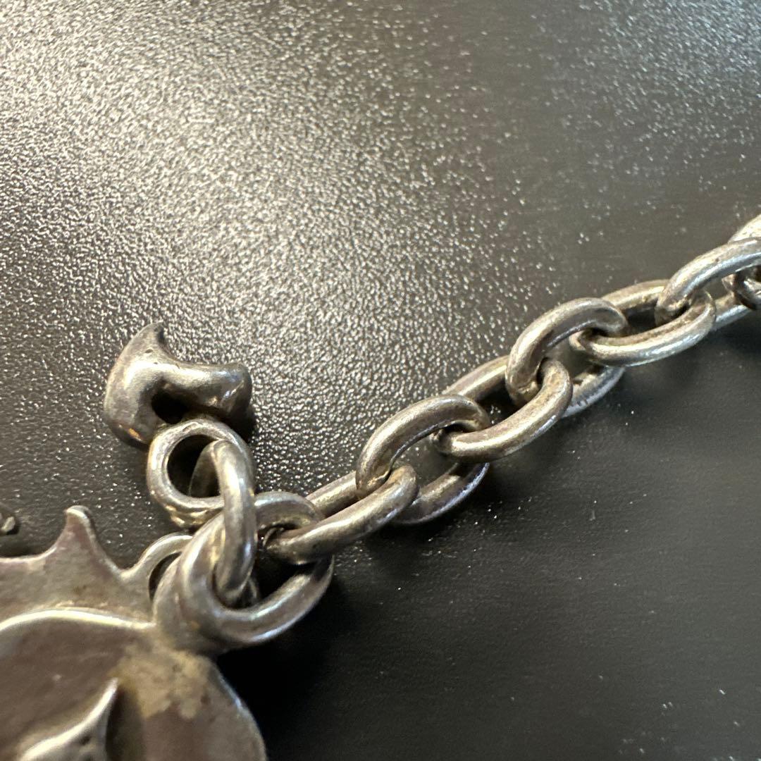 THIRTEEN DESIGNS シルバースカル羽根 チェーン 訳あり