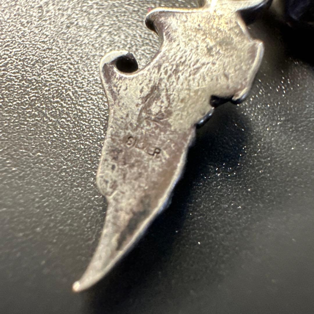 THIRTEEN DESIGNS シルバースカル羽根 チェーン 訳あり