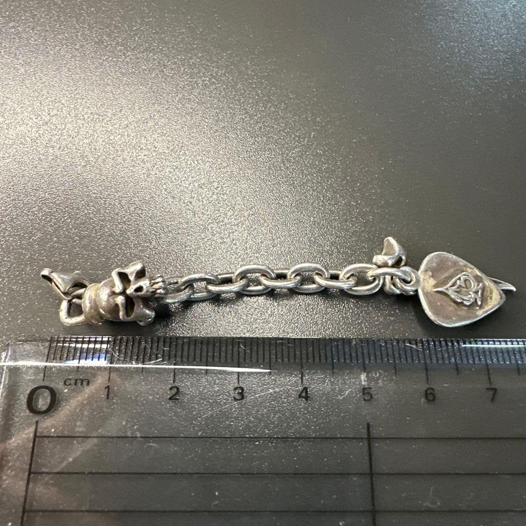 THIRTEEN DESIGNS シルバースカル羽根 チェーン 訳あり