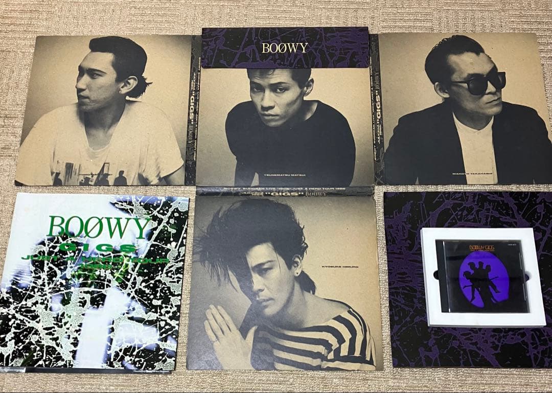 CD BOOWY GIGS BOX 限定 JUST A HERO 1986 氷室
