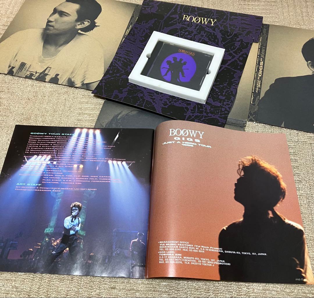 CD BOOWY GIGS BOX 限定 JUST A HERO 1986 氷室