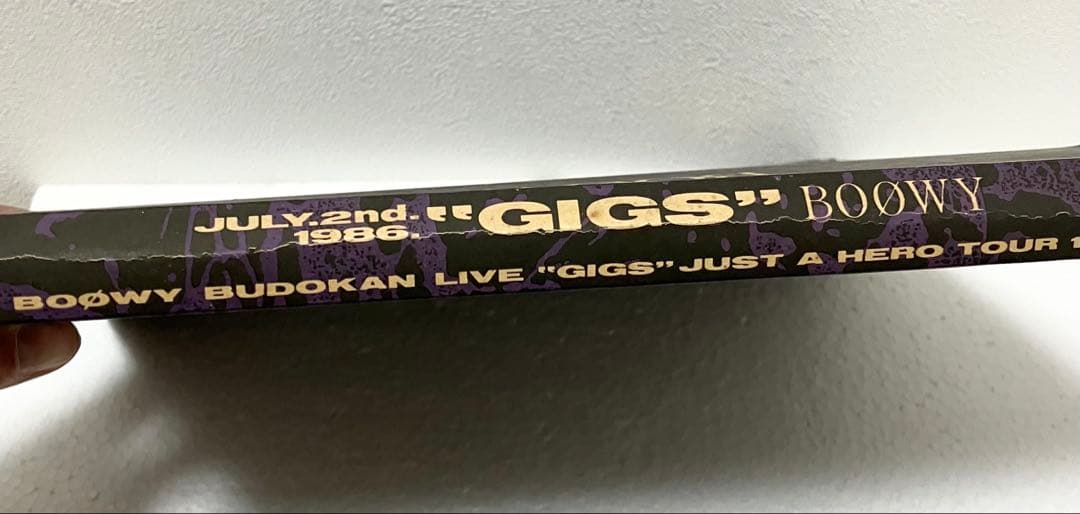 CD BOOWY GIGS BOX 限定 JUST A HERO 1986 氷室