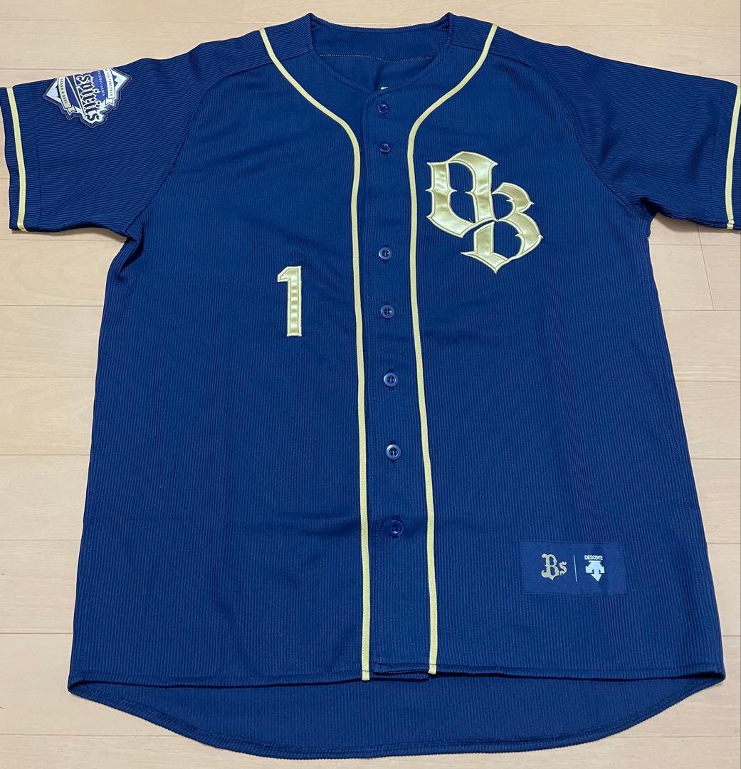 【直筆サイン】中島宏之　オリックスバファローズ　ユニフォーム　サイズL