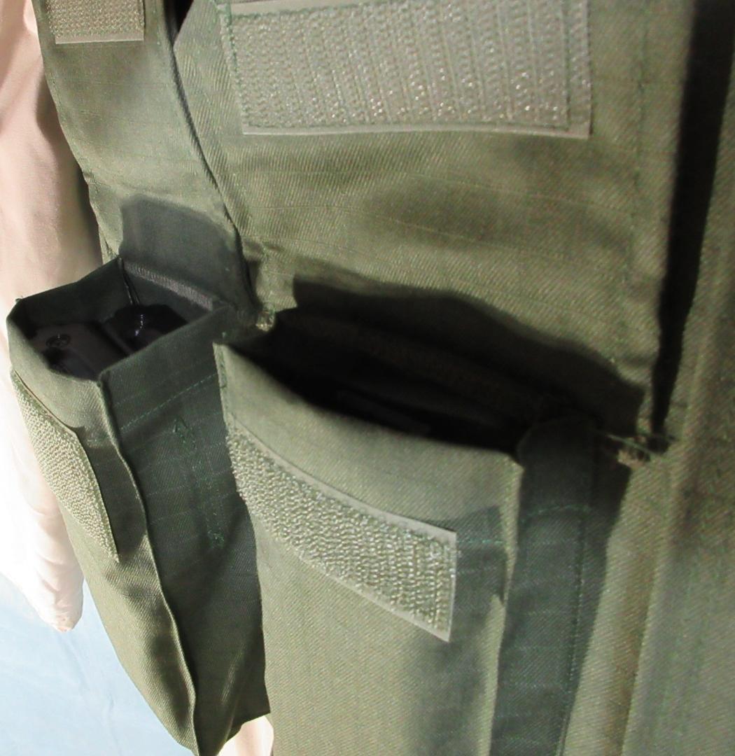 想定：陸上自衛隊試製防弾チョッキ1型ＯＤ（軽量レプリカ、Ｖ／Ｃリップストップ）